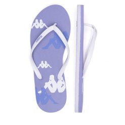 Japonki Kappa. Białe klapki damskie Kappa, bez wzorów, bez obcasa. Za 49.99 zł.
