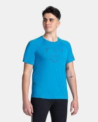 Męska ultralekka koszulka biegowa Kilpi WYLDER-M. Niebieskie t-shirty sportowe męskie Kilpi, m, z materiału, bez ramiączek, do biegania. Za 112.21 zł.