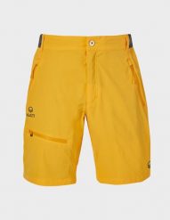 Spodenki trekkingowe męskie Halti Pallas X-Stretch Lite. Żółte szorty męskie Halti, z materiału, bez kołnierzyka. Za 399.99 zł.