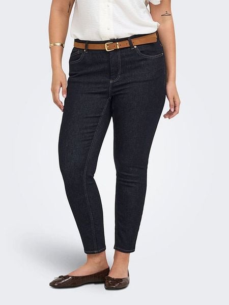 ONLY Carmakoma Dżinsy - Skinny fit - w kolorze granatowym rozmiar: 54/L32. Niebieskie jeansy damskie Only Carmakoma. Za 164.95 zł.