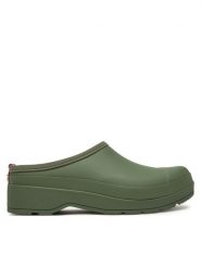 Hunter Klapki WFF1002RMA Khaki. Brązowe klapki damskie Hunter, bez wzorów, z gumy, bez obcasa. Za 309.99 zł.
