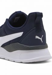 Buty sportowe Anzarun Lite PUMA Peacoat White Blue. Białe buty sportowe na co dzień męskie Puma, na wiosnę, z gumy, bez zapięcia, trekkingowe. Za 159.09 zł.
