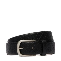 Pasek Calvin Klein. Czarne paski męskie CALVIN KLEIN, bez wzorów, casualowe. Za 209.99 zł.