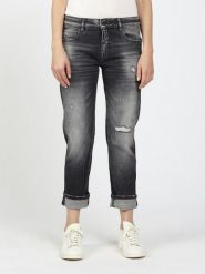 GANG JEANS Dżinsy - Boyfriend fit - w kolorze antracytowym rozmiar: W30. Czarne jeansy damskie GANG JEANS. Za 339.95 zł.