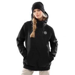Kurtka snowboardowa damska W1-W Skywalk. Czarne kurtki damskie SIROKO, xs, bez wzorów, z softshellu, bez kaptura, narciarskie. W wyprzedaży za 273.00 zł.