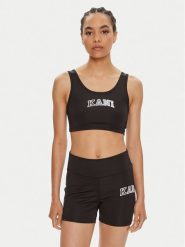 Karl Kani Biustonosz top Small Serif 6131340 Czarny Slim Fit. Czarne biustonosze Karl Kani, s, bez wzorów, z syntetyku, bez kołnierzyka. Za 89.99 zł.