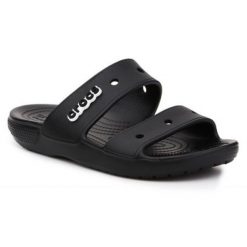 Klapki Crocs Classic Sandal 206761-001 czarne. Czarne klapki i japonki męskie z materiału. Za 271.50 zł.