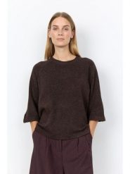 Soyaconcept Sweter "Orlean" w kolorze ciemnobrązowym rozmiar: L. Brązowe swetry klasyczne damskie Soyaconcept, l, bez kołnierzyka. Za 154.95 zł.