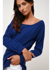 AUTHENTIC CASHMERE Kaszmirowy sweter "Faraut" w kolorze niebieskim rozmiar: M. Niebieskie swetry klasyczne damskie AUTHENTIC CASHMERE, m, z kaszmiru, bez kołnierzyka. Za 410.45 zł.