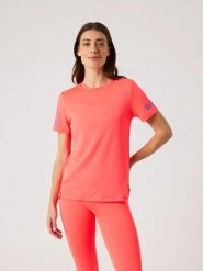Bjorn_borg BORG T-SHIRT Koszulka damska DIVA PINK. Czerwone topy sportowe damskie Björn Borg, xs, bez wzorów, bez ramiączek. Za 194.00 zł.