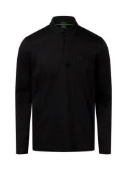 BOSS Green koszulka polo - Pirol Mężczyźni Bawełna czarny, M. Czarne koszulki męskie z długim rękawem Boss Green, m, z bawełny. Za 449.95 zł.