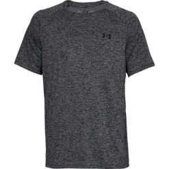Koszulka fitness męska Under Armour Tech 2.0 SS. Czarne t-shirty sportowe męskie Under Armour, m, z materiału, bez ramiączek, na fitness i siłownię. Za 224.99 zł.