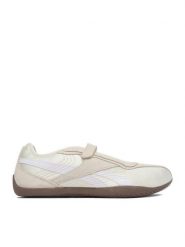 Reebok Baleriny EO-ULTRA LO MARY JANE 100261003 Kremowy. Białe baleriny damskie Reebok, bez wzorów, z materiału, bez obcasa. Za 299.99 zł.