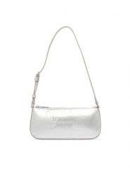 Tommy Jeans Torebka Tjw Must Metallic Shoulder Bag AW0AW18457 Srebrny. Szare torebki klasyczne damskie Tommy Jeans, bez wzorów, z jeansu, bez dodatków. Za 409.99 zł.