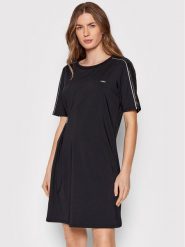 Liu Jo Sport Sukienka codzienna TA2020 J6242 Czarny Regular Fit. Czarne sukienki damskie Liu Jo Sport, na co dzień, xs, bez wzorów, z syntetyku, sportowe, bez kołnierzyka, bez ramiączek, proste. Za 739.99 zł.
