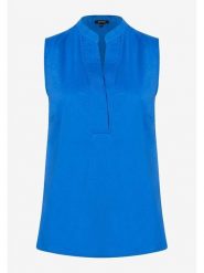 More & More Top w kolorze niebieskim rozmiar: 34. Niebieskie topy damskie MORE & MORE, bez wzorów, bez kołnierzyka. Za 61.17 zł.