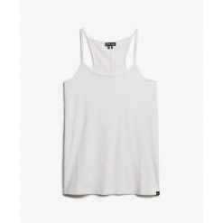 Damski tank top Superdry Studios Strappy. Białe topy damskie Superdry., s, bez wzorów, bez kołnierzyka. Za 96.10 zł.