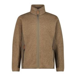 Bluza męska turystyczna CMP 34M0577. Brązowe bluzy z kapturem męskie CMP, m, z dzianiny. Za 278.50 zł.
