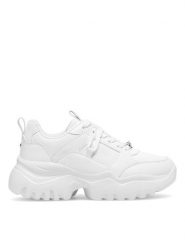 DeeZee Sneakersy 3371301A Biały. Białe buty sportowe dziewczęce DeeZee, bez wzorów, z materiału, bez zapięcia. Za 119.99 zł.