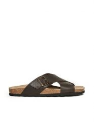 Mandel Klapki w kolorze brązowym rozmiar: 45. Brązowe klapki i japonki męskie Mandel. Za 130.99 zł.