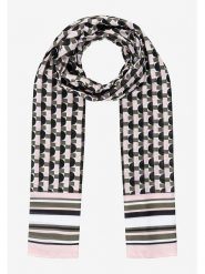 More & More Szal-koło w kolorze zielono-jasnoróżowo-czarnym rozmiar: onesize. Czarne szaliki i kominy damskie MORE & MORE, bez wzorów, z materiału. Za 69.58 zł.