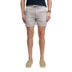 Lniane szorty Superdry. Szare szorty męskie Superdry., na lato, bez wzorów, z materiału, eleganckie. Za 377.70 zł.