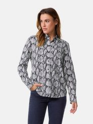 Gerry Weber Koszula w kolorze czarno-beżowym rozmiar: 42. Brązowe koszule damskie Gerry Weber, s, bez wzorów, z wiskozy, bez kołnierzyka, bez ramiączek. Za 127.35 zł.