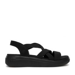 Sandały Remonte. Brązowe sandały damskie Remonte, bez wzorów, bez obcasa, na płaskiej podeszwie. Za 329.99 zł.