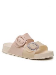Melissa Klapki Melissa Cozy Slide Ad 33913 Beżowy. Brązowe klapki damskie Melissa, bez wzorów, z tworzywa sztucznego, bez obcasa. Za 269.99 zł.