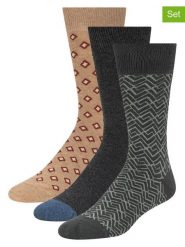 Ted Baker Skarpety (6 par) w kolorze beżowo-antracytowym rozmiar: onesize. Brązowe skarpetki męskie Ted Baker, bez wzorów. Za 43.99 zł.