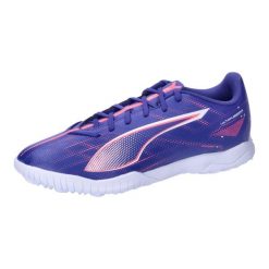 Buty piłkarskie męskie Puma Ultra 5 Play TT. Niebieskie buty trekkingowe męskie Puma, z gumy, bez zapięcia, do piłki nożnej. Za 189.99 zł.
