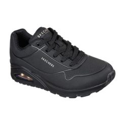 Buty sportowe damskie Skechers Stand On Air. Czarne buty sportowe na co dzień damskie Skechers, bez wzorów, z materiału. Za 515.00 zł.