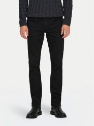 Only & Sons Jeansy Loom 22028637 Czarny Slim Fit. Czarne jeansy męskie Only & Sons. Za 99.99 zł.
