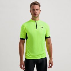 Koszulka rowerowa męska Rogelli Core z krótkim rękawem. Czarne bielizna termoaktywna męska Rogelli, m, bez wzorów, z materiału. Za 146.00 zł.