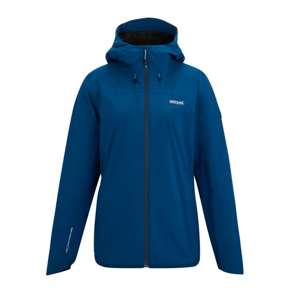 Damska Kurtka Wodoodporna Radler. Niebieskie kurtki damskie Regatta, bez wzorów, bez kaptura. Za 347.99 zł.