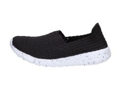 Czarne sportowe buty damskie Sabatina Fd20-1. Czarne buty sportowe na co dzień damskie Sabatina, bez wzorów, z tkaniny. Za 89.00 zł.