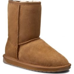Buty EMU AUSTRALIA - Stinger Lo W10002 Chestnut 2015. Brązowe kozaki damskie Emu Australia, ze skóry, bez obcasa. Za 729.00 zł.