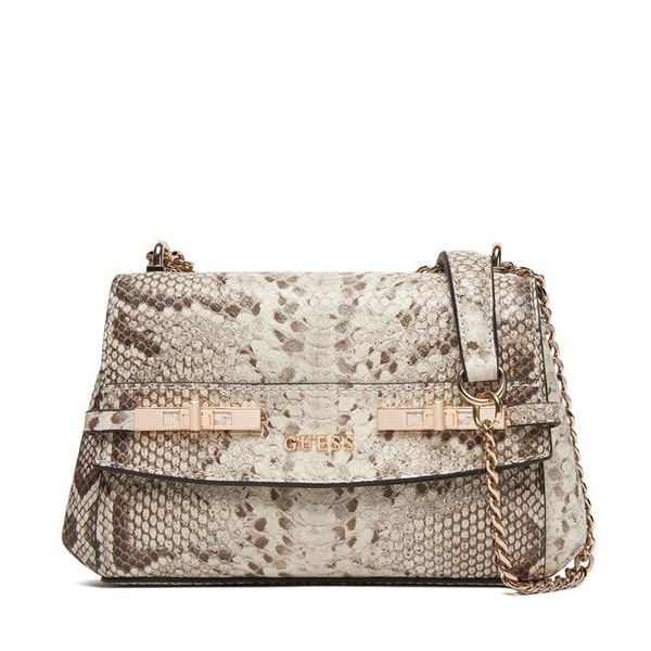 Torebka Guess. Brązowe torebki klasyczne damskie Guess, z aplikacjami, bez dodatków. Za 529.99 zł.