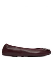 Tory Burch Baleriny Reva 174536 Granatowy. Niebieskie baleriny damskie Tory Burch, bez wzorów, ze skóry, bez obcasa. Za 1,354.00 zł.
