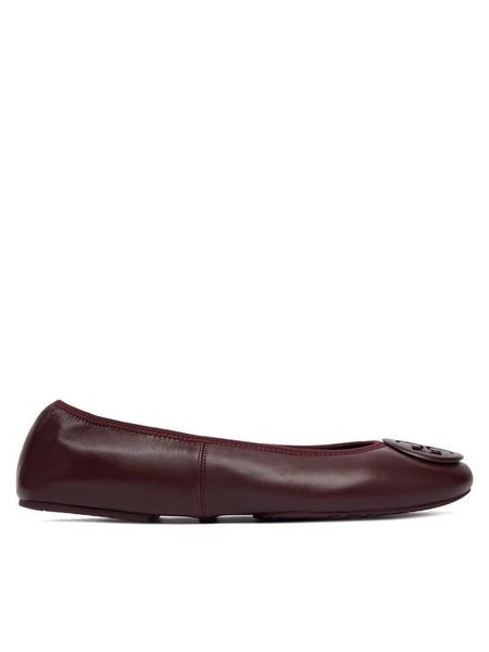 Tory Burch Baleriny Reva 174536 Granatowy. Niebieskie baleriny damskie Tory Burch, bez wzorów, ze skóry, bez obcasa. Za 1,354.00 zł.