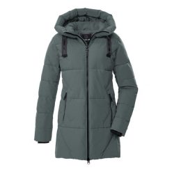 Parka damska z kapturem Killtec GW 30. Szare parki damskie GIGA DX, m, bez wzorów, z dzianiny. Za 570.00 zł.