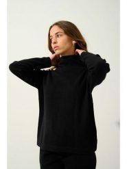 AUTHENTIC CASHMERE Kaszmirowy golf "Cheviot" w kolorze czarnym rozmiar: M. Czarne golfy damskie AUTHENTIC CASHMERE, m, bez wzorów, z kaszmiru, bez ramiączek. Za 348.08 zł.