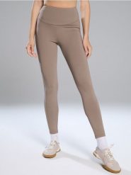 Legginsy sportowe - beżowy. Brązowe legginsy sportowe damskie Sinsay, l, bez wzorów. W wyprzedaży za 27.99 zł.