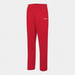 Spodnie do piłki nożnej damskie Joma Team. Czerwone spodnie materiałowe damskie Joma, bez wzorów, sportowe. W wyprzedaży za 122.00 zł.