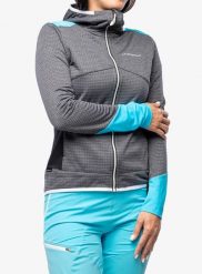Bluza z kapturem damska La Sportiva Aequilibrium Thermal Hoody. Szare bluzy z kapturem damskie La Sportiva, l, z materiału. Za 516.99 zł.