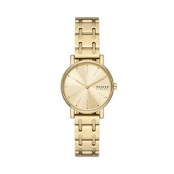 Zegarek Skagen. Żółte zegarki damskie Skagen, złote. Za 679.99 zł.