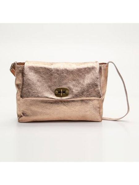 Abaco Skórzana torebka "Ana" w kolorze beżowym - 26 x 18 x 7 cm rozmiar: onesize. Brązowe torebki klasyczne damskie Abaco, bez wzorów, z materiału, bez dodatków. Za 257.92 zł.