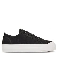 Trampki KARL LAGERFELD. Czarne trampki i tenisówki męskie Karl Lagerfeld, bez wzorów, bez zapięcia. Za 729.99 zł.