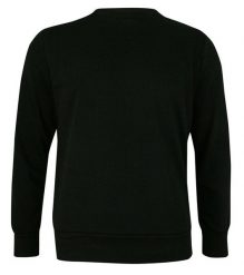 Bluza Czarna, Okrągły Dekolt, bez Kaptura, bez Nadruku, Jednokolorowa, Męska -Brave Soul. Czarne bluzy bez kaptura męskie Brave Soul, m, z bawełny. Za 89.00 zł.