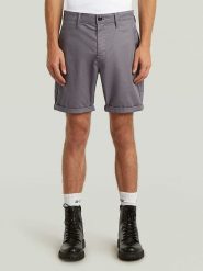 G-Star Szorty w kolorze szarym rozmiar: W30. Szare szorty męskie G-Star, z bawełny, bez kołnierzyka. Za 159.95 zł.